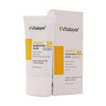 فلوئید ضد آفتاب SPF50 حاوی ویتامین C ویتالیر 50 میلی لیتر